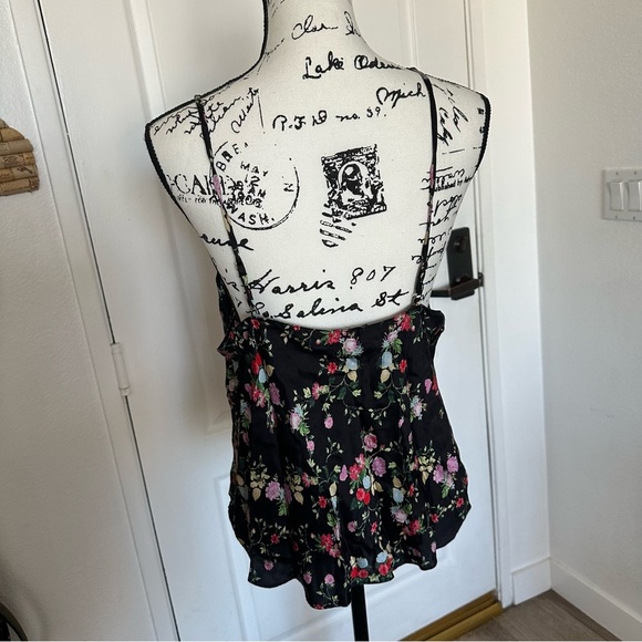 Victoria's Secret Black Floral Camisole XL - Picture 3 of 4